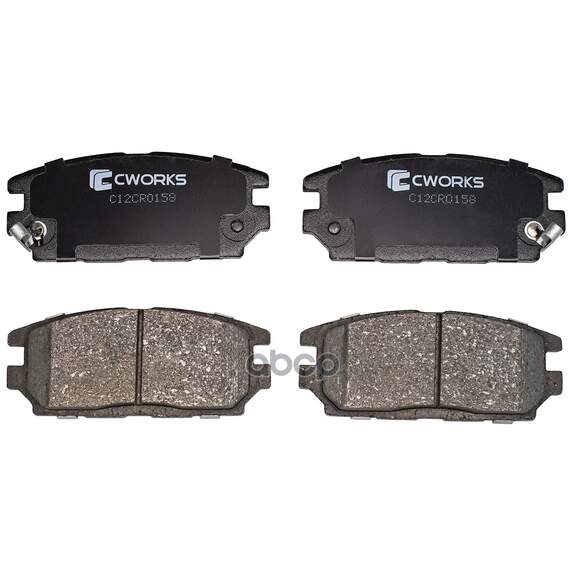 Купить ТОРМОЗНЫЕ КОЛОДКИ ЗАДНИЕ, LOW METALLIC C12CR0158