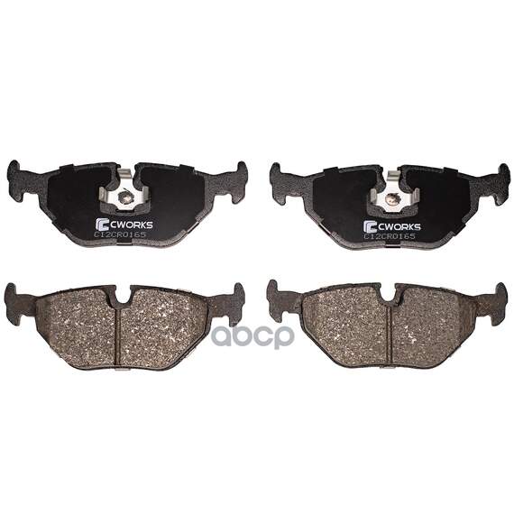 Купить ТОРМОЗНЫЕ КОЛОДКИ ЗАДНИЕ, LOW METALLIC C12CR0165