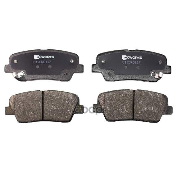 Купить ТОРМОЗНЫЕ КОЛОДКИ ЗАДНИЕ LOW METALLIC C12CR0117