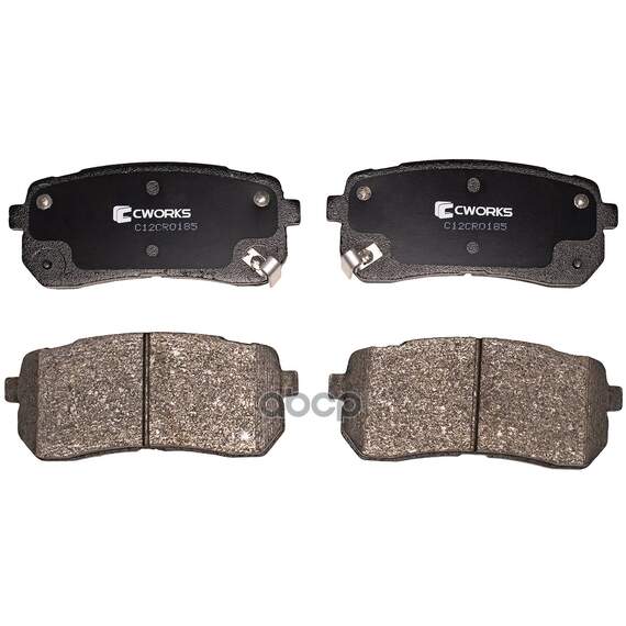 Купить ТОРМОЗНЫЕ КОЛОДКИ ЗАДНИЕ, LOW METALLIC C12CR0185