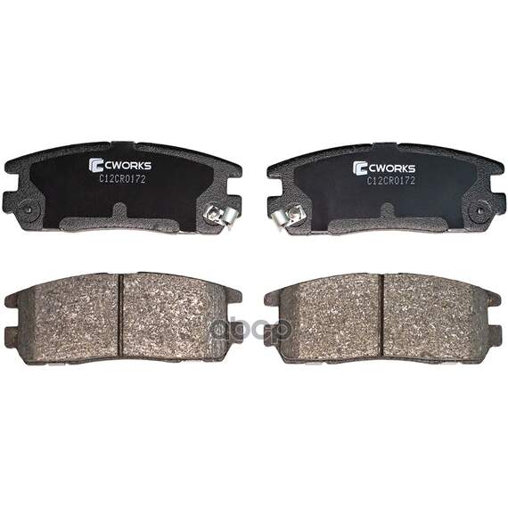 Купить ТОРМОЗНЫЕ КОЛОДКИ ЗАДНИЕ, LOW METALLIC C12CR0172