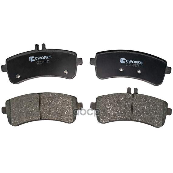 Купить ТОРМОЗНЫЕ КОЛОДКИ ЗАДНИЕ, LOW METALLIC C12CR0175