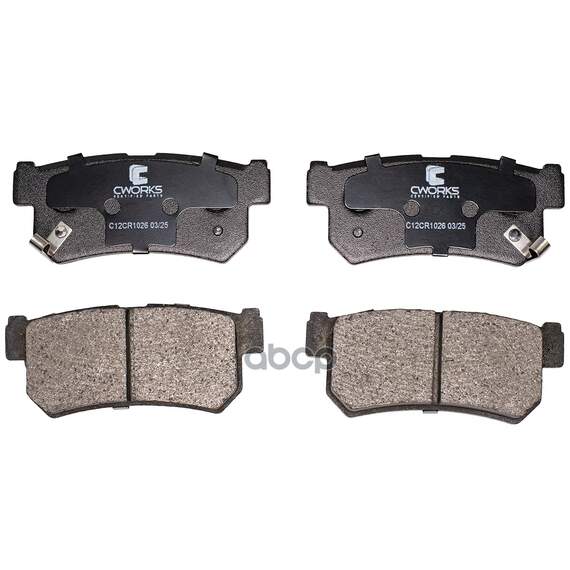 Купить ТОРМОЗНЫЕ КОЛОДКИ ЗАДНИЕ LOW METALLIC C12CR1026
