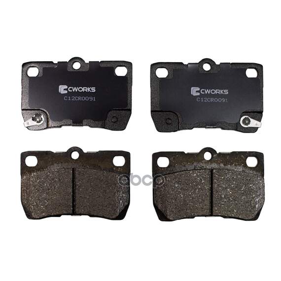 Купить ТОРМОЗНЫЕ КОЛОДКИ ЗАДНИЕ LOW METALLIC C12CR0091