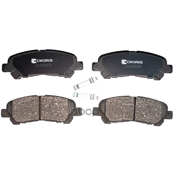 Купить ТОРМОЗНЫЕ КОЛОДКИ ЗАДНИЕ, LOW METALLIC C12CR0151