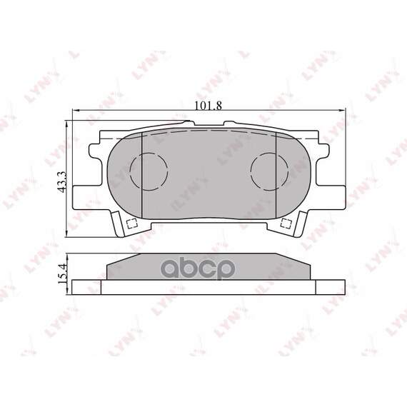 Купить КОЛОДКИ ТОРМОЗНЫЕ ЗАДНИЕ ПОДХОДИТ ДЛЯ LEXUS RX300/330/350 03 BD-7534