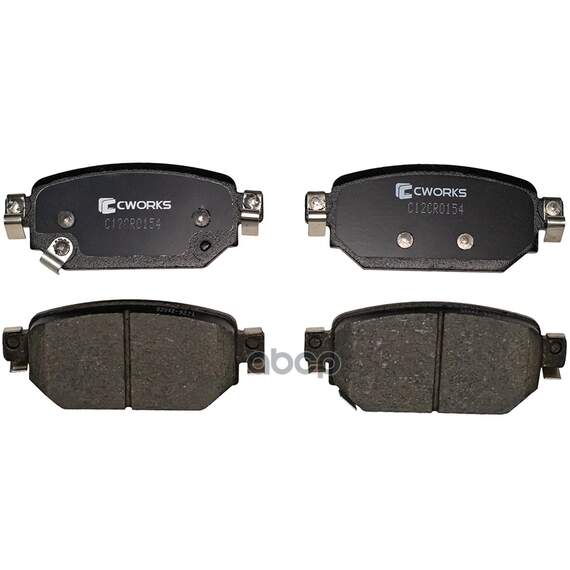 Купить ТОРМОЗНЫЕ КОЛОДКИ ЗАДНИЕ, LOW METALLIC C12CR0154