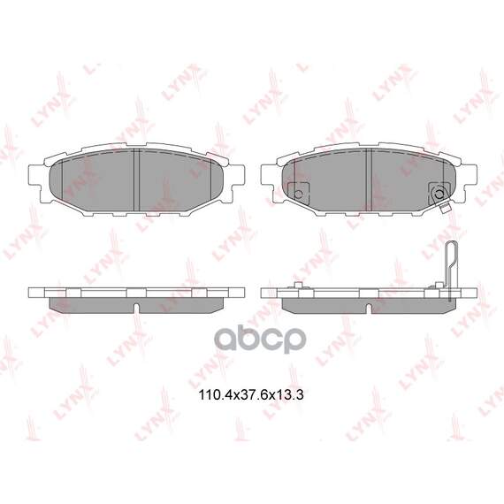 Купить КОЛОДКИ ТОРМОЗНЫЕ ЗАДНИЕ ПОДХОДИТ ДЛЯ SUBARU IMPREZA 2.0 07/LEGACY 2.0 03/OUTBACK 2.5 03 BD-7103