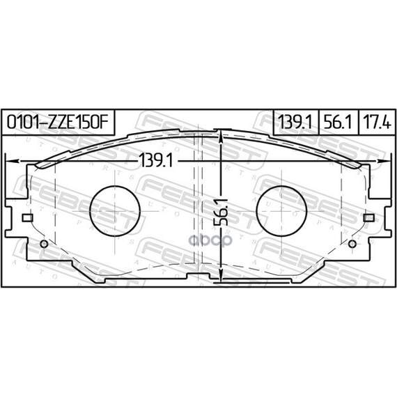 Купить КОЛОДКИ ТОРМОЗНЫЕ ДИСКОВЫЕ 0101-ZZE150F
