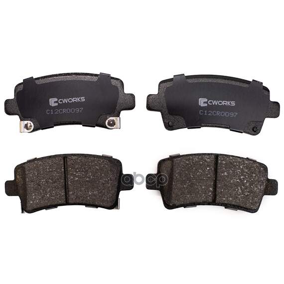 Купить ТОРМОЗНЫЕ КОЛОДКИ ЗАДНИЕ LOW METALLIC C12CR0097