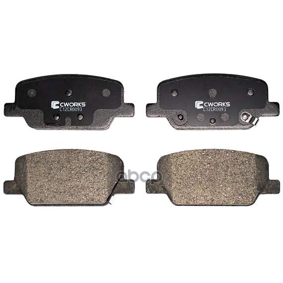 Купить ТОРМОЗНЫЕ КОЛОДКИ ЗАДНИЕ LOW METALLIC C12CR0093