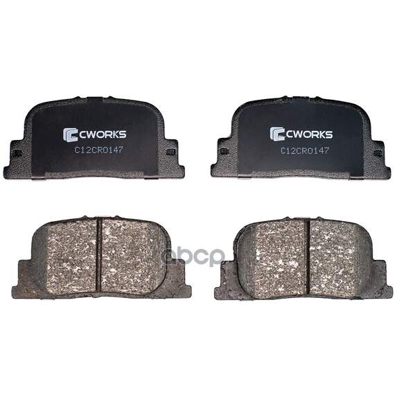 Купить ТОРМОЗНЫЕ КОЛОДКИ ЗАДНИЕ, LOW METALLIC C12CR0147