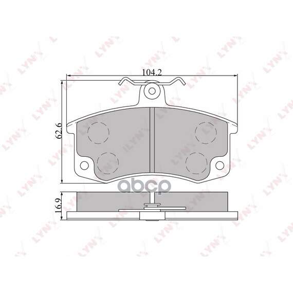 Купить ТОРМОЗНЫЕ КОЛОДКИ ПЕРЕДНИЕ ПОДХОДИТ ДЛЯ LADA 2110-15/KALINA/PRIORA BD-4601