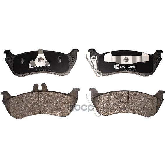 Купить ТОРМОЗНЫЕ КОЛОДКИ ЗАДНИЕ, LOW METALLIC C12CR0162