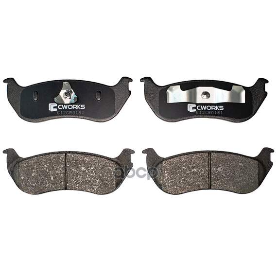 Купить ТОРМОЗНЫЕ КОЛОДКИ ЗАДНИЕ, LOW METALLIC C12CR0181