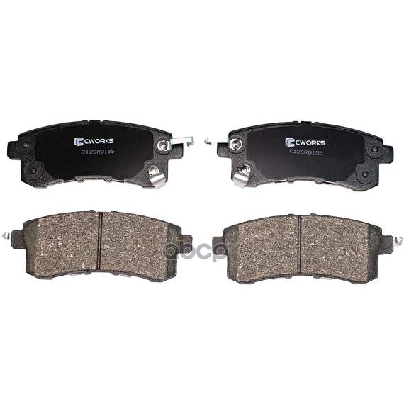 Купить ТОРМОЗНЫЕ КОЛОДКИ ЗАДНИЕ, LOW METALLIC C12CR0155
