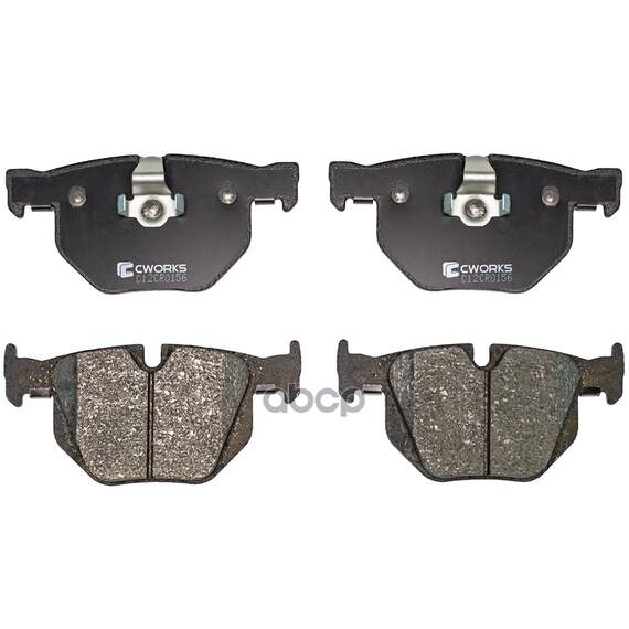 Купить ТОРМОЗНЫЕ КОЛОДКИ ЗАДНИЕ, LOW METALLIC C12CR0156