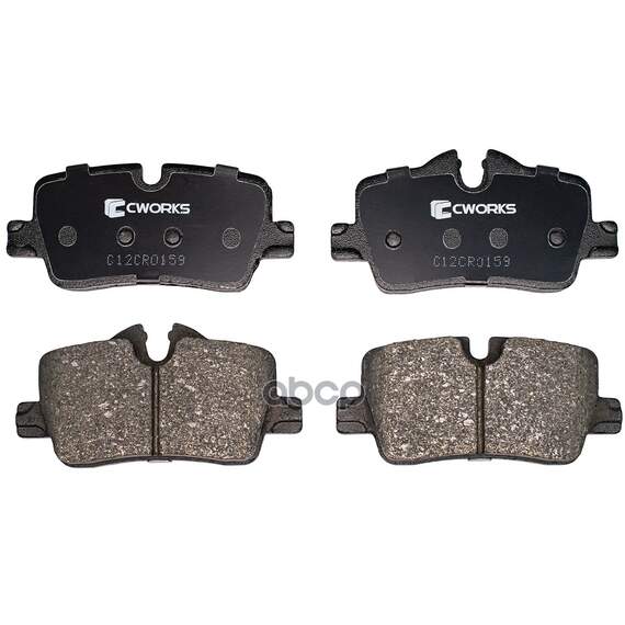 Купить ТОРМОЗНЫЕ КОЛОДКИ ЗАДНИЕ, LOW METALLIC C12CR0159