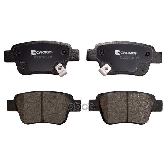 Купить ТОРМОЗНЫЕ КОЛОДКИ ЗАДНИЕ LOW METALLIC C12CR0135