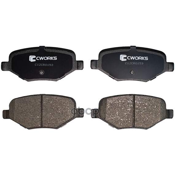 Купить ТОРМОЗНЫЕ КОЛОДКИ ЗАДНИЕ, LOW METALLIC C12CR0153
