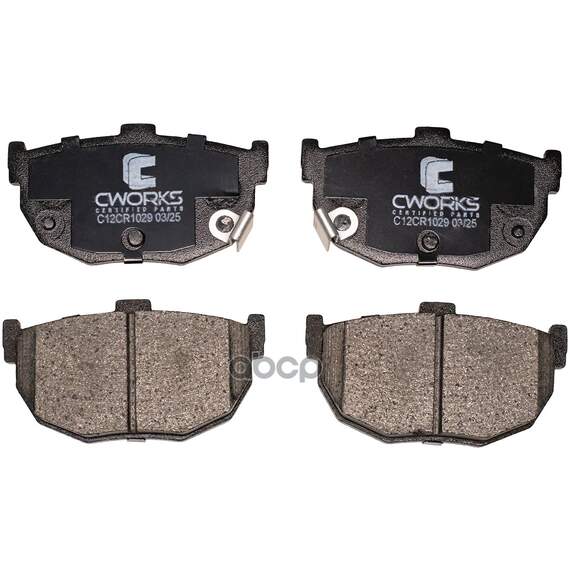 Купить ТОРМОЗНЫЕ КОЛОДКИ ЗАДНИЕ LOW METALLIC C12CR1029
