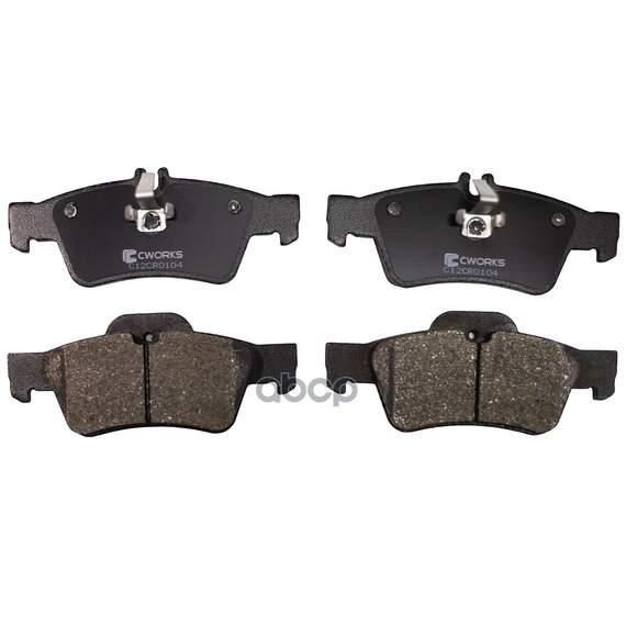 Купить ТОРМОЗНЫЕ КОЛОДКИ ЗАДНИЕ LOW METALLIC C12CR0104