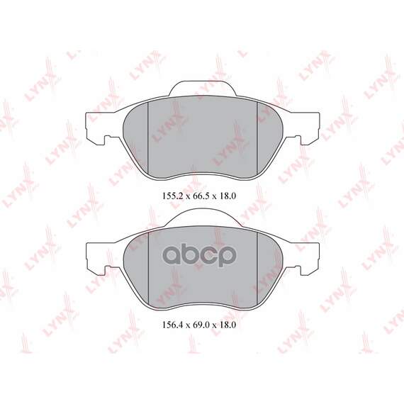 Купить КОЛОДКИ ТОРМОЗНЫЕ ПЕРЕДНИЕ ПОДХОДИТ ДЛЯ RENAULT CLIO 2.0 06 / MEGANE 1.4-2.0D 02 / SCENIC 1.4-1.9D 03 BD-6315