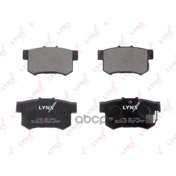 Купить КОЛОДКИ ТОРМОЗНЫЕ ЗАДНИЕ ПОДХОДИТ ДЛЯ HONDA CR-V 02-06/CIVIC 06 BD-3401