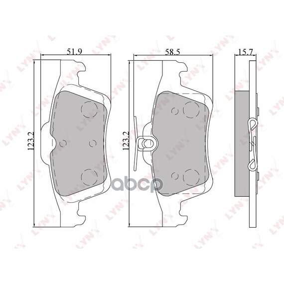 Купить КОЛОДКИ ТОРМОЗНЫЕ ЗАДНИЕ ПОДХОДИТ ДЛЯ CITROEN C5 08, FORD FOCUS II 05/FOCUS C-MAX 03, MAZDA 3/5 05, VOLVO C30/S40 04 BD-5901