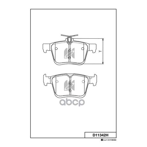 Купить КОЛОДКИ ТОРМОЗНЫЕ ДИСКОВЫЕ VW GOLF VII, AUDI A3 (8V_) D11342H