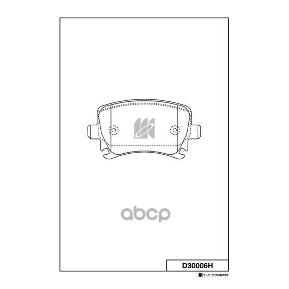 Купить КОЛОДКИ ТОРМОЗНЫЕ ДИСКОВЫЕ ЗАДНИЕ (C АНТИСКРИПН.ПЛАСТИНОЙ) D30006H