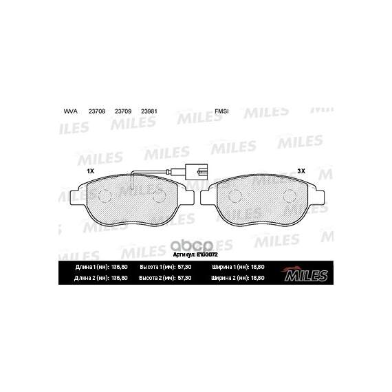 Купить КОЛОДКИ ТОРМОЗНЫЕ ПЕРЕДНИЕ (С ДАТЧИКОМ) (СМЕСЬ SEMI-METALLIC) (OPEL CORSA D /FIAT 500 (312)) (TRW GDB1829) E100072