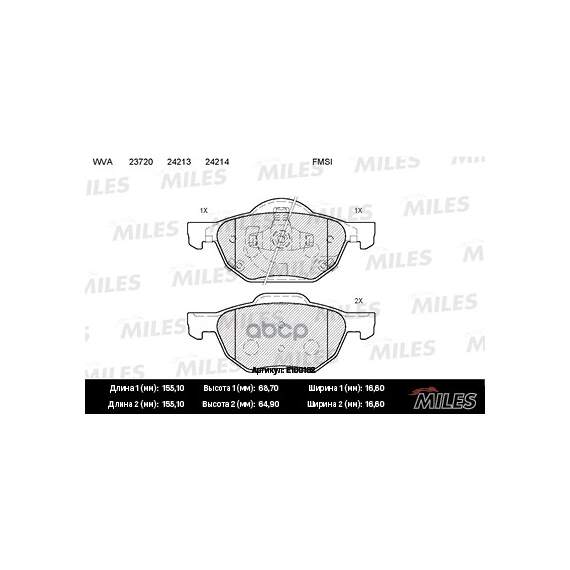 Купить КОЛОДКИ ТОРМОЗНЫЕ ПЕРЕДНИЕ (БЕЗ ДАТЧИКА) (СМЕСЬ SEMI-METALLIC) HONDA ACCORD 2.0/2.2/2.4 03 (TRW GDB3355) E100162
