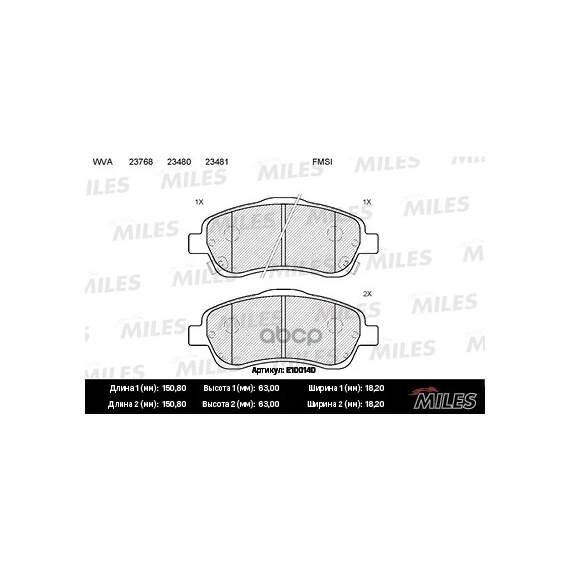 Купить КОЛОДКИ ТОРМОЗНЫЕ ПЕРЕДНИЕ (БЕЗ ДАТЧИКА) (СМЕСЬ SEMI-METALLIC) TOYOTA AVENSIS 03/COROLLA VERSO 1.8/2.0D/2.2D (TRW GDB3336) E100140