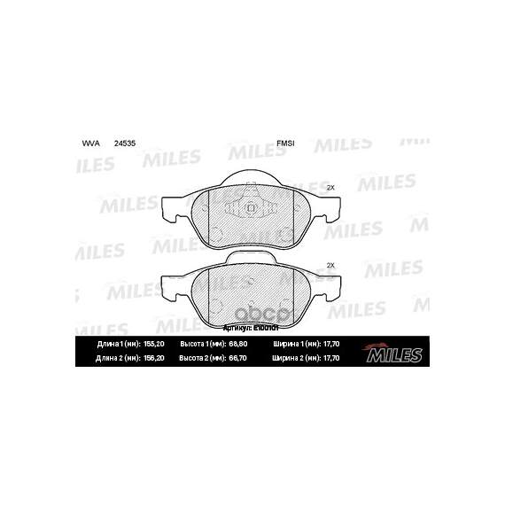 Купить КОЛОДКИ ТОРМОЗНЫЕ ПЕРЕДНИЕ (БЕЗ ДАТЧИКА) (СМЕСЬ SEMI-METALLIC) RENAULT MEGANE II/LAGUNA II/SCENIC II (TRW GDB1687) E100101