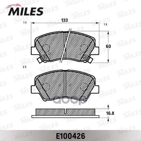 Купить КОЛОДКИ ТОРМОЗНЫЕ ПЕРЕДНИЕ (СМЕСЬ SEMI-METALLIC) HYUNDAI I30/ELANTRA 11-/CEED 12- (TRW GDB3552) E100426