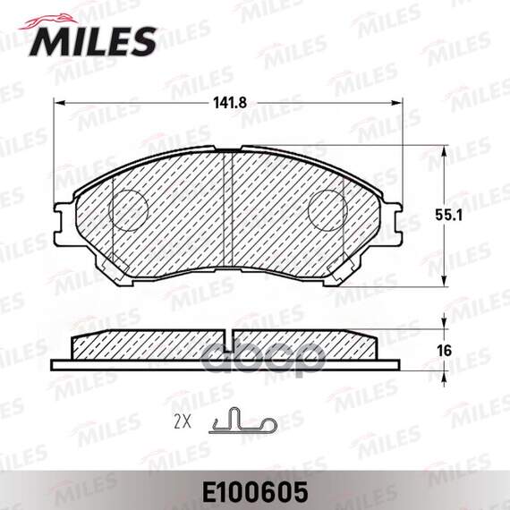 Купить КОЛОДКИ ТОРМОЗНЫЕ ПЕРЕДНИЕ (СМЕСЬ SEMI-METALLIC) SUZUKI SX4 13-/VITARA 15- (TRW GDB3633) E100605