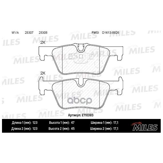 Купить КОЛОДКИ ТОРМОЗНЫЕ ЗАДНИЕ (СМЕСЬ SEMI-METALLIC) BMW 1 F20 10-/3 F30 11- (TRW GDB1919) E110383