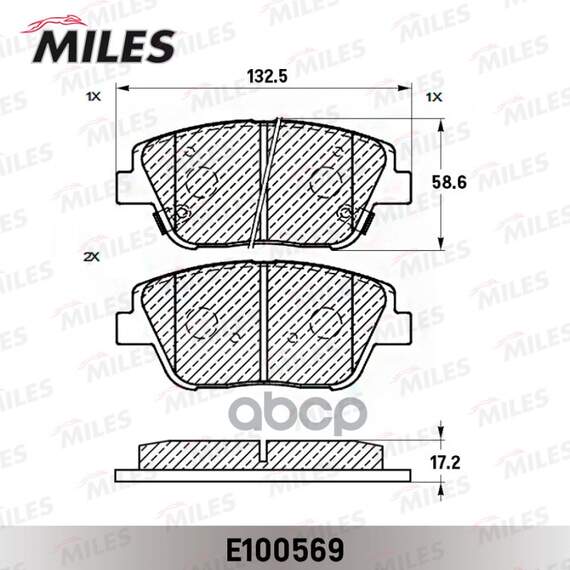 Купить КОЛОДКИ ТОРМОЗНЫЕ ПЕРЕДНИЕ (СМЕСЬ SEMI-METALLIC) KIA OPTIMA 11- (TRW GDB3540) E100569
