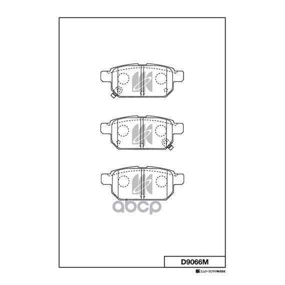 Купить КОЛОДКИ ТОРМОЗНЫЕ ЗАДН. SUZUKI SWIFT IV 1.2,1.3DDIS 10- D9066M