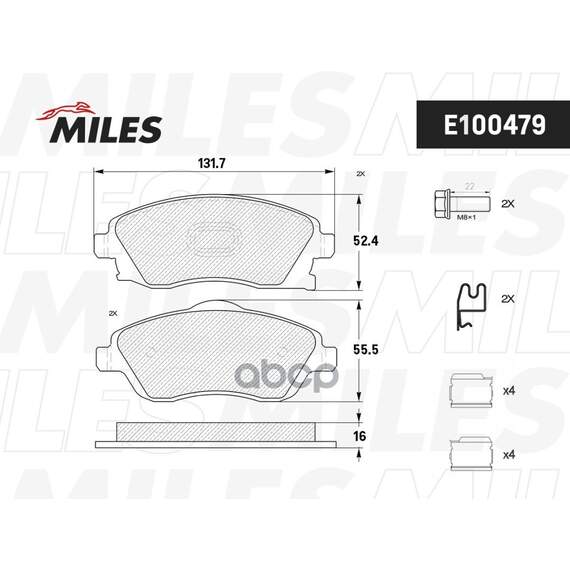 Купить КОЛОДКИ ТОРМОЗНЫЕ ПЕРЕДНИЕ (СМЕСЬ SEMI-METALLIC) OPEL CORSA C 01/TIGRA B 04 (TRW GDB1570) E100479