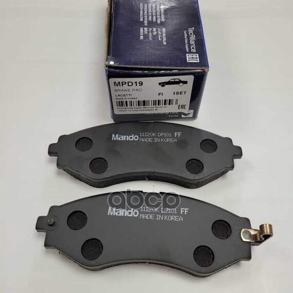 Купить КОЛОДКИ ТОРМОЗНЫЕ ПЕРЕДНИЕ DAEWOO LANOS / NEXIA / NUBIRA 14 (TRW GDB3265) MPD19