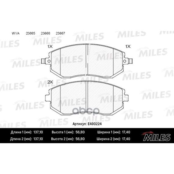 Купить КОЛОДКИ ТОРМОЗНЫЕ ПЕРЕДНИЕ (БЕЗ ДАТЧИКА) (СМЕСЬ LOW-METALLIC) (SUBARU FORESTER 01-/IMPREZA 01-/LEGACY 98-) (TRW GDB3371) E400224