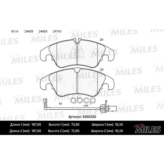 Купить КОЛОДКИ ТОРМОЗНЫЕ ПЕРЕДНИЕ (С ДАТЧИКОМ + БОЛТЫ) (СМЕСЬ LOW-METALLIC) (AUDI A6/ALLROAD/S6/A7 (1LA/1LJ) 10-) (TRW GDB1908) E400320