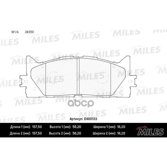 Купить КОЛОДКИ ТОРМОЗНЫЕ ПЕРЕДНИЕ (БЕЗ ДАТЧИКА) (СМЕСЬ LOW-METALLIC) TOYOTA CAMRY V40 06-/V50 11-/LEXUS ES 240/350 06- (TRW GDB3429) E400133
