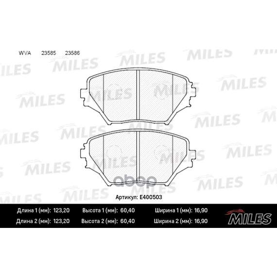 Купить КОЛОДКИ ТОРМОЗНЫЕ ПЕРЕДНИЕ (БЕЗ ДАТЧИКА) (СМЕСЬ LOW-METALLIC) TOYOTA RAV4 II 00-06 (TRW GDB3251) E400503