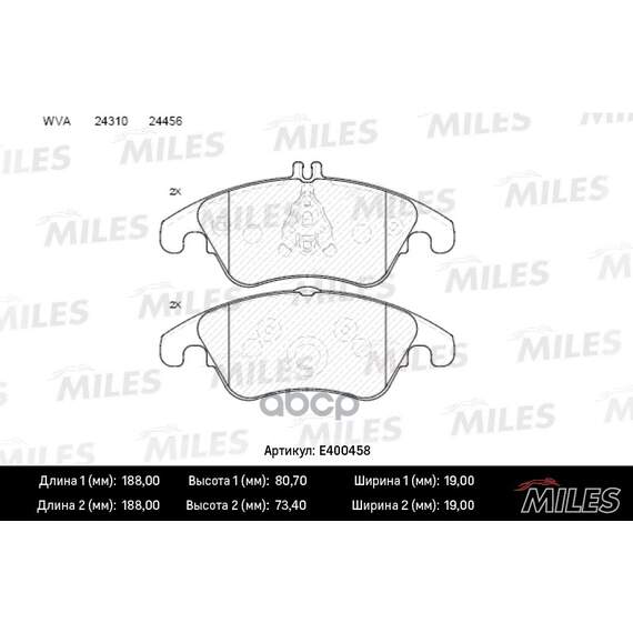 Купить КОЛОДКИ ТОРМОЗНЫЕ ПЕРЕДНИЕ (БЕЗ ДАТЧИКА) (СМЕСЬ LOW-METALLIC) MERCEDES W204/W212 (СПОРТ) (TRW GDB1737) E400458