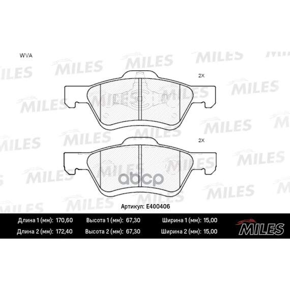 Купить КОЛОДКИ ТОРМОЗНЫЕ ПЕРЕДНИЕ (БЕЗ ДАТЧИКА) (СМЕСЬ LOW-METALLIC) FORD MAVERICK/MAZDA TRIBUTE 2.4-3.0 04- (TRW GDB1752) E400406