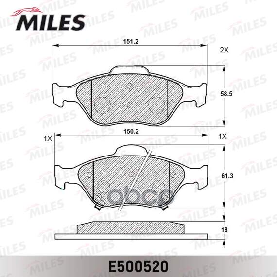Купить КОЛОДКИ ТОРМОЗНЫЕ ПЕРЕДНИЕ (СМЕСЬ CERAMIC СЕРИЯ PRO) TOYOTA YARIS 1.0-1.4 06- (TRW GDB3457) E500520