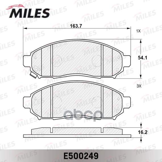 Купить КОЛОДКИ ТОРМОЗНЫЕ ПЕРЕДНИЕ (СМЕСЬ CERAMIC СЕРИЯ PRO) NISSAN NAVARA/PATHFINDER 2.5D 05- (TRW GDB3404) E500249